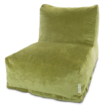 Mack & Milo Standard Bean Bag Chair and Lounger Upholstery: Apple  C Green
