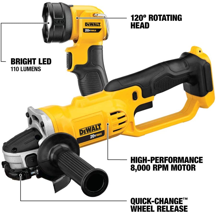 DEWALT 20V MAX Combo Kit, Compact 5-Tool (DCK521D2)