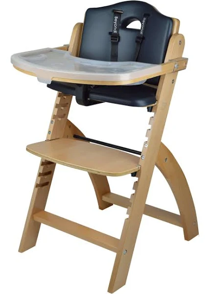 Abiie Beyond Wooden High Chair with Tray