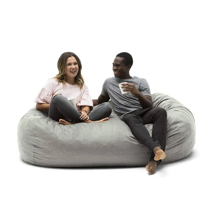 Big Joe Media Lounger Fuf Chair Fog