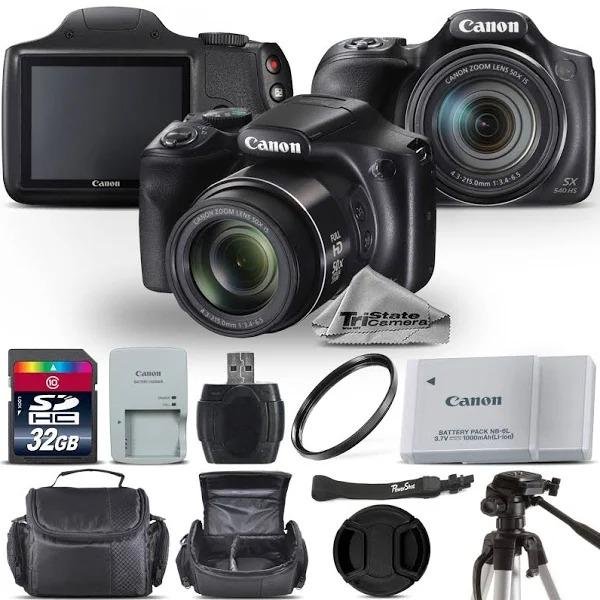 Canon PowerShot Sx540 HS Digital Camera 20.3MP 50X Optical NFC / WiFi - 32GB Kit