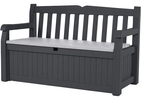 Keter 229437 Eden Storage Bench, Grey