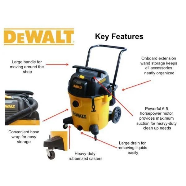 DeWalt 16 Gallon Poly Wet/Dry Vacuum