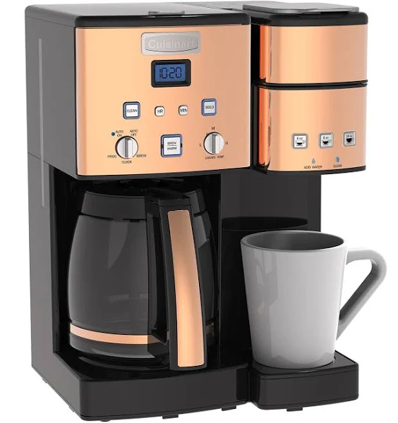 Cuisinart SS-15CP 12 Cup Coffee Maker and Single-Serve Brewer Copper