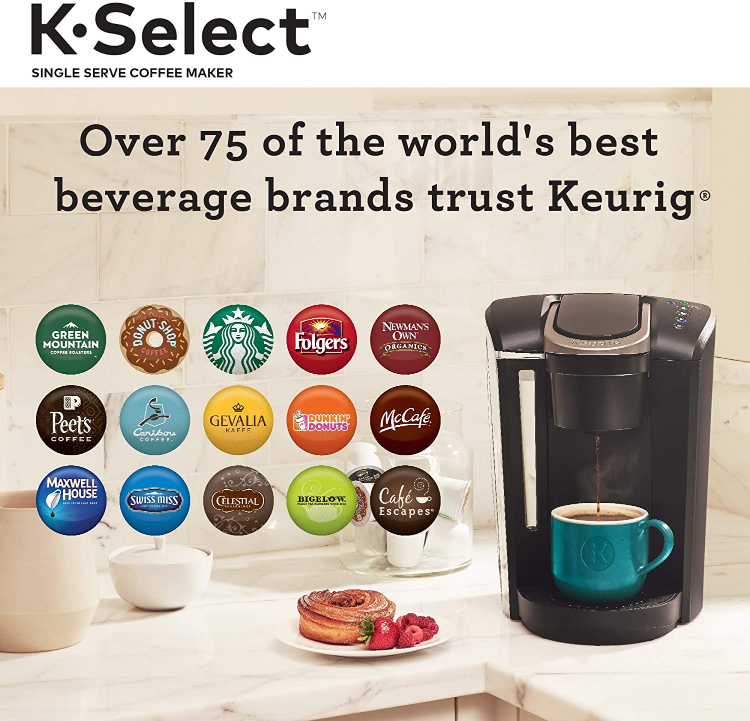 Keurig K-Select Coffee Maker - Matte Black