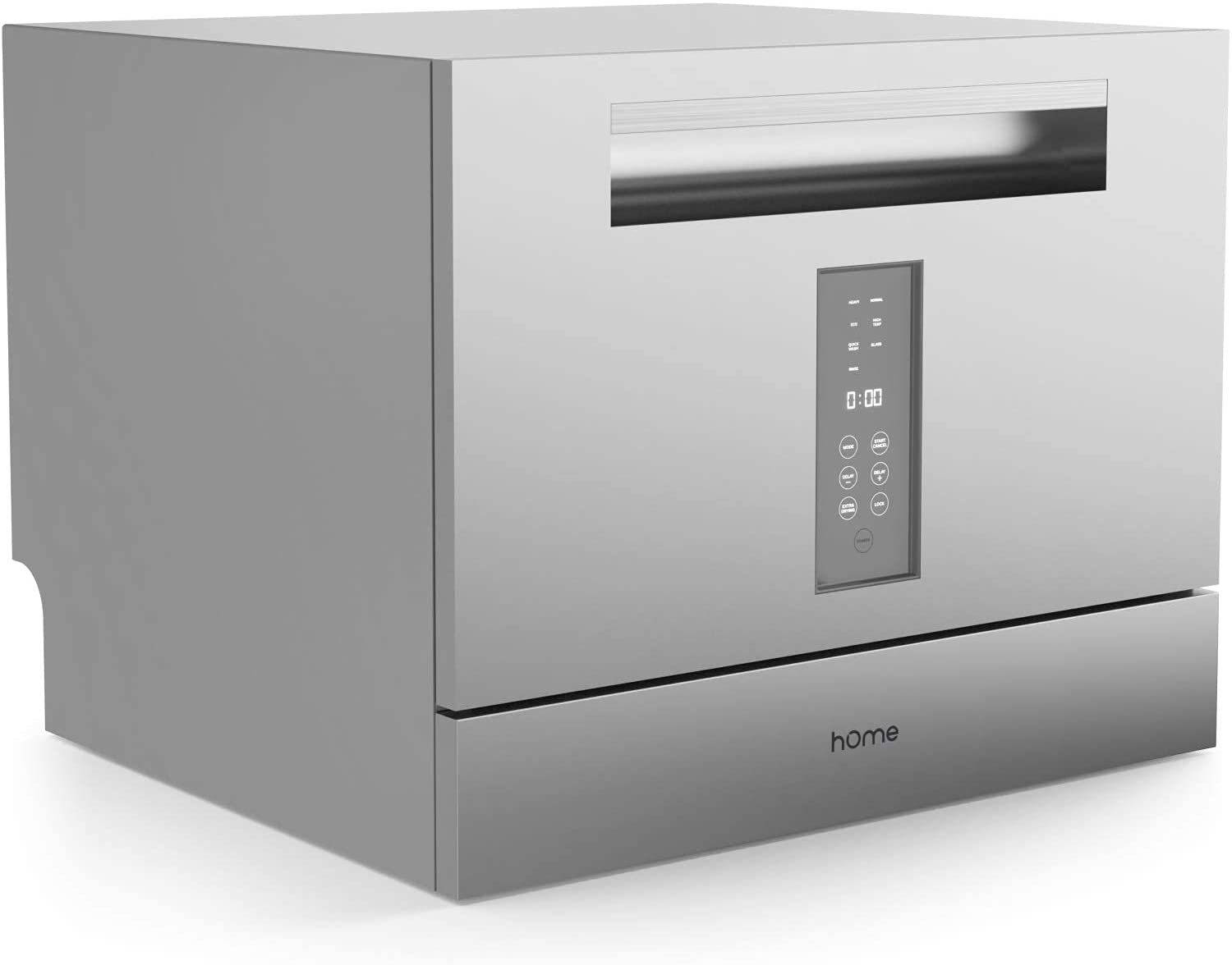 hOmeLabs Digital Countertop Dishwasher - Stainless/steel