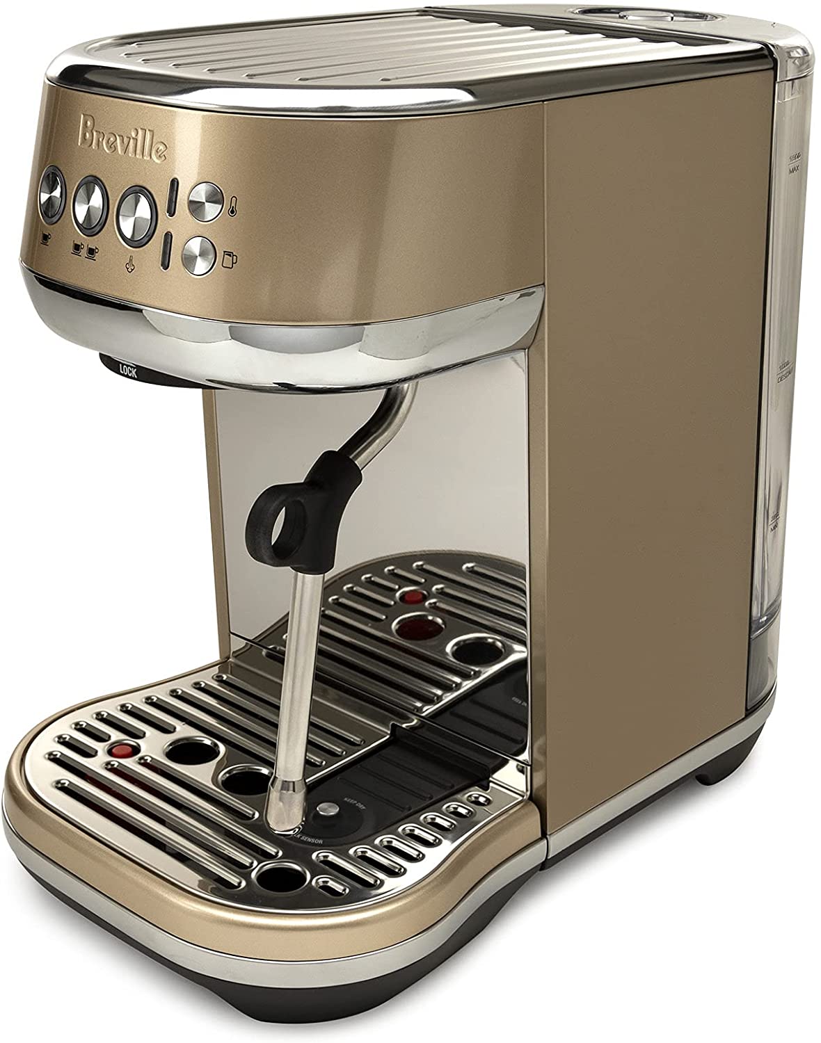 Breville Bambino Plus Espresso Machine Royal Champagne