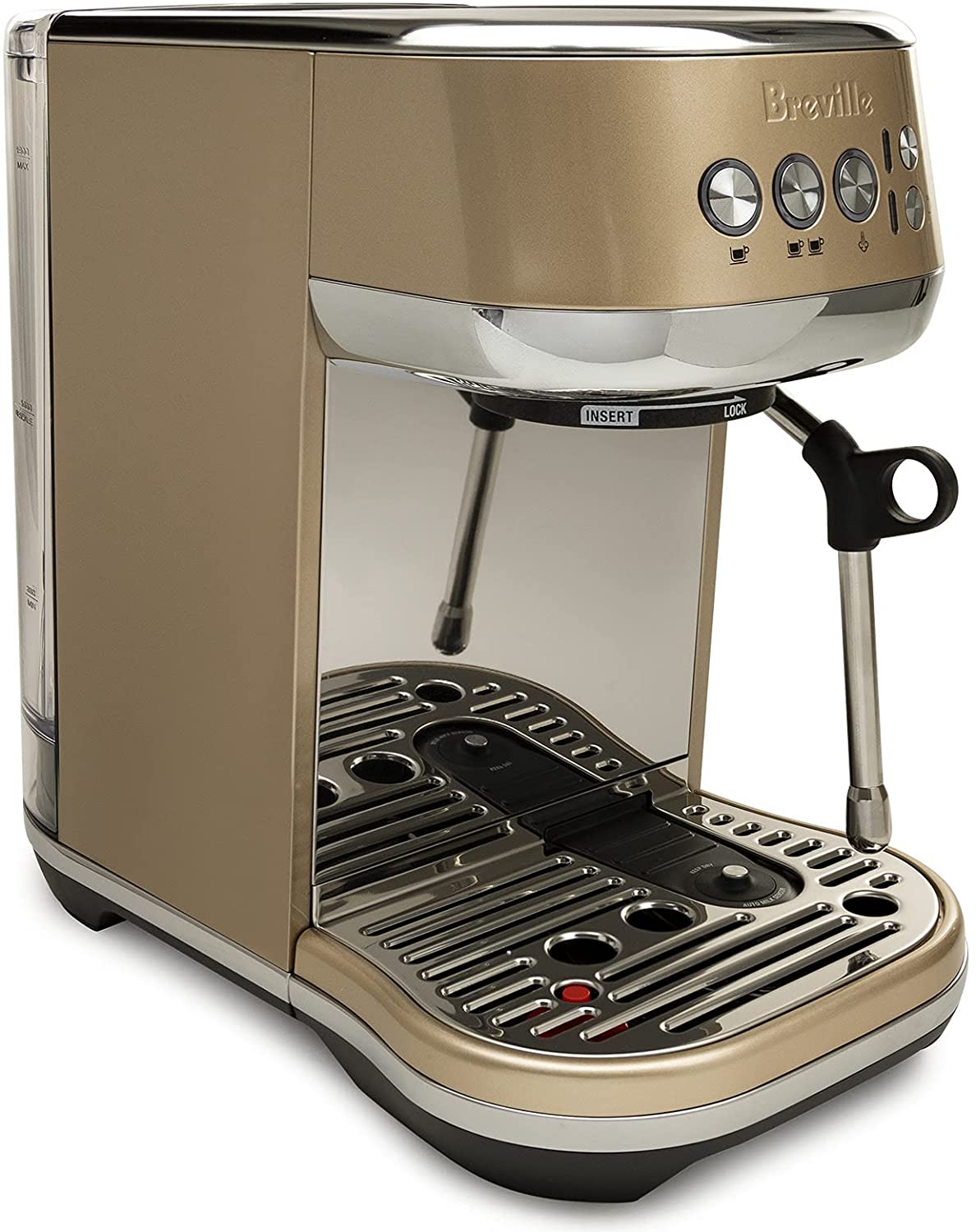 Breville Bambino Plus Espresso Machine Royal Champagne