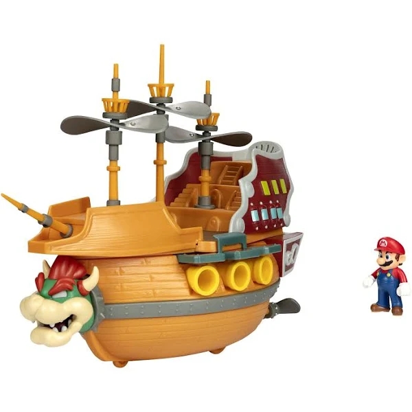 Super Mario Deluxe Bowser's Ship Playset