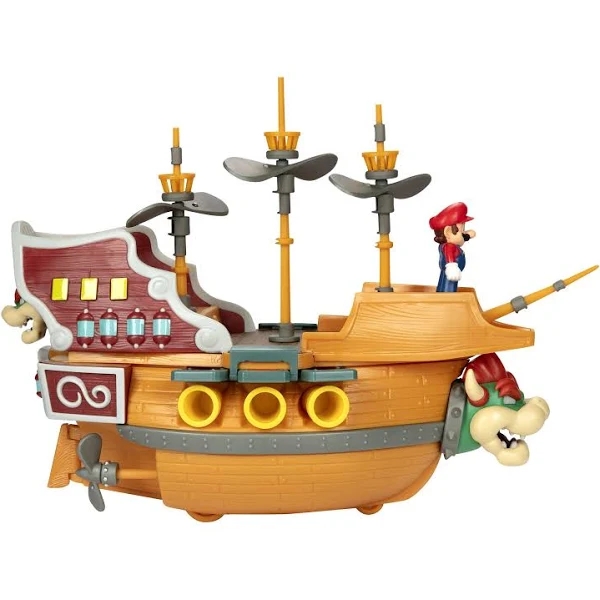 Super Mario Deluxe Bowser's Ship Playset