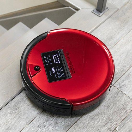 bObsweep Bob PetHair Plus Robot Vacuum and Mop Rouge