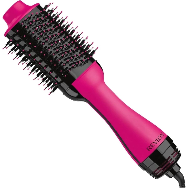 One-Step Hair Dryer and Volumizer Hot Air Brush, Pink