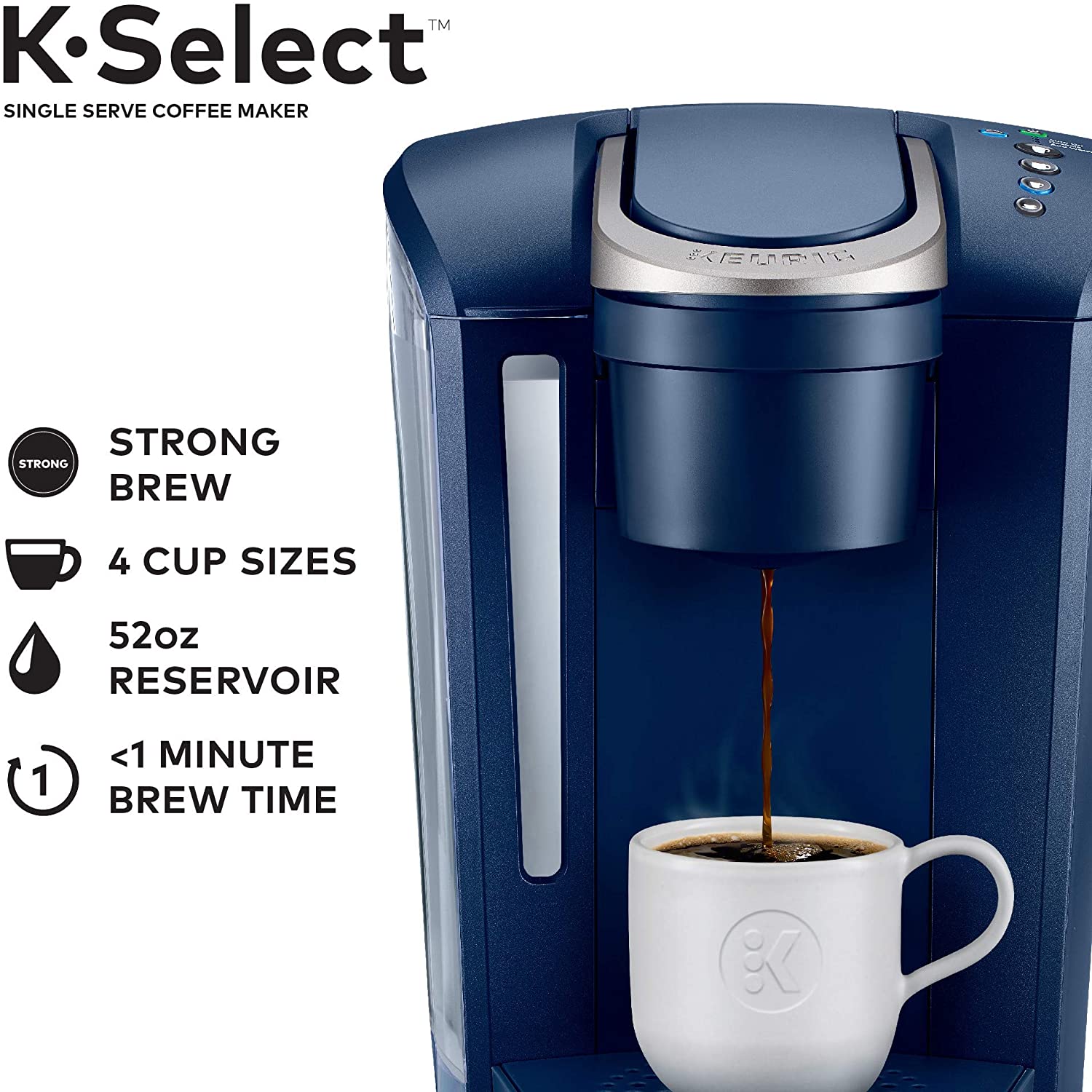 Keurig K-Select Coffee Maker - Matte Navy