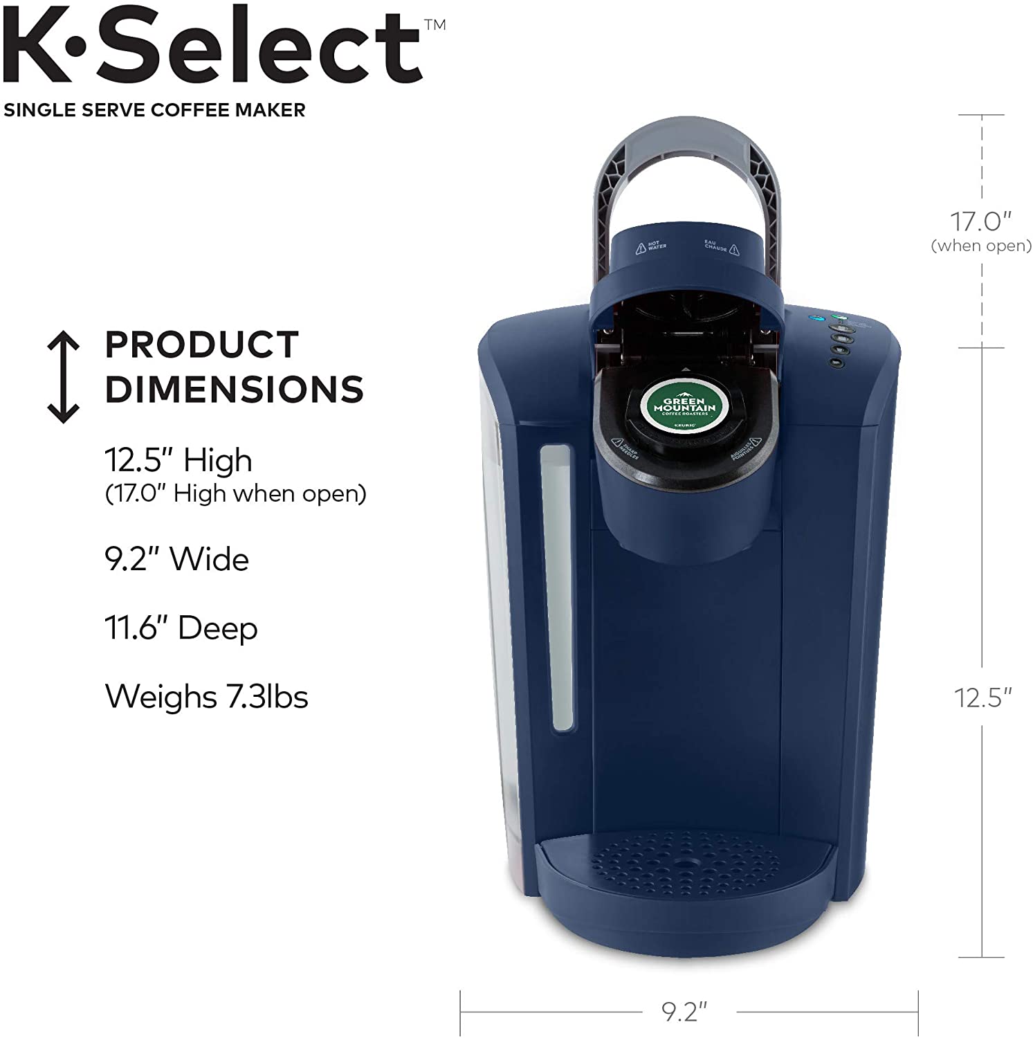 Keurig K-Select Coffee Maker - Matte Navy