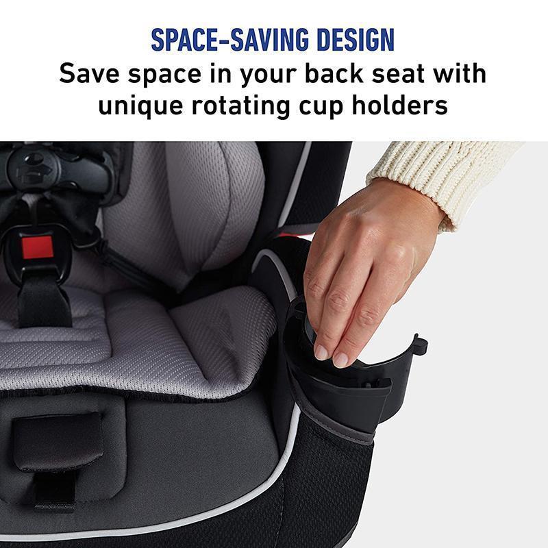 Graco SlimFit 3 in 1 Car Seat -Slim & Comfy Design Saves Space in Your Back Seat