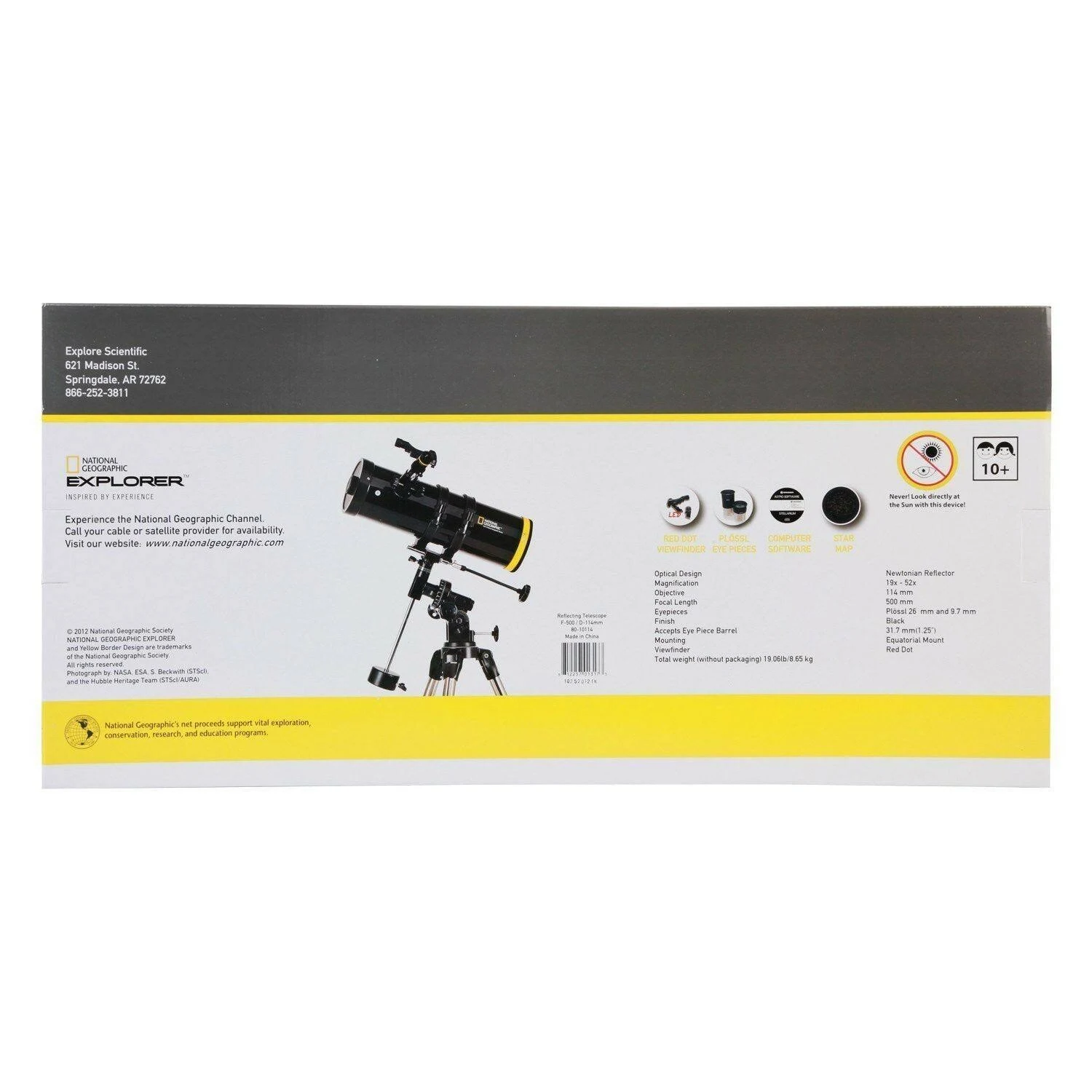 National Geographic 114mm EQ Telescope