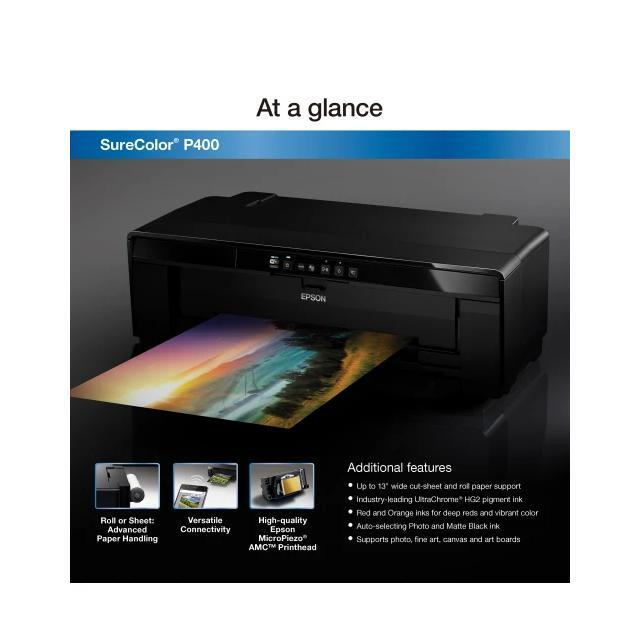 Epson - SureColor P400 Wide Format Inkjet Printer