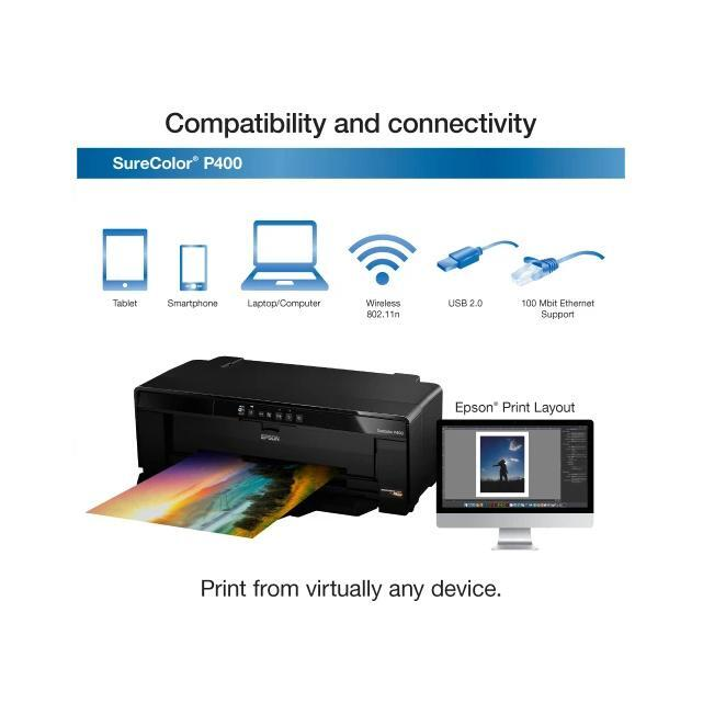 Epson - SureColor P400 Wide Format Inkjet Printer