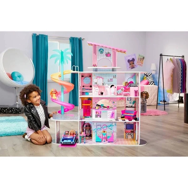 Lol Surprise OMG House of Surprises New Real Wood Dollhouse with 85+ Surprises