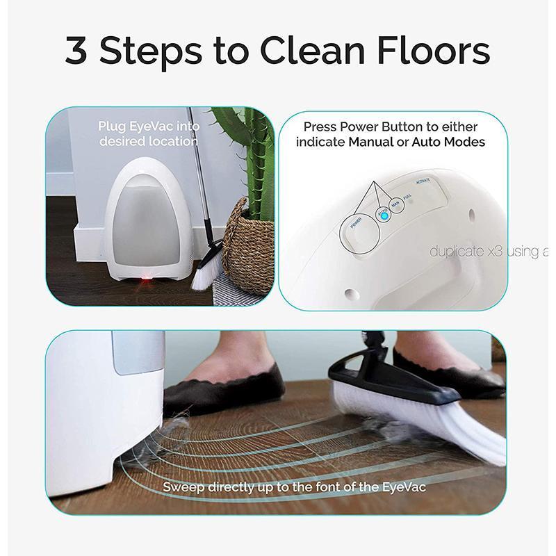 EyeVac Home: Professional Clean for The Home - Touchless Stationary Vacuum