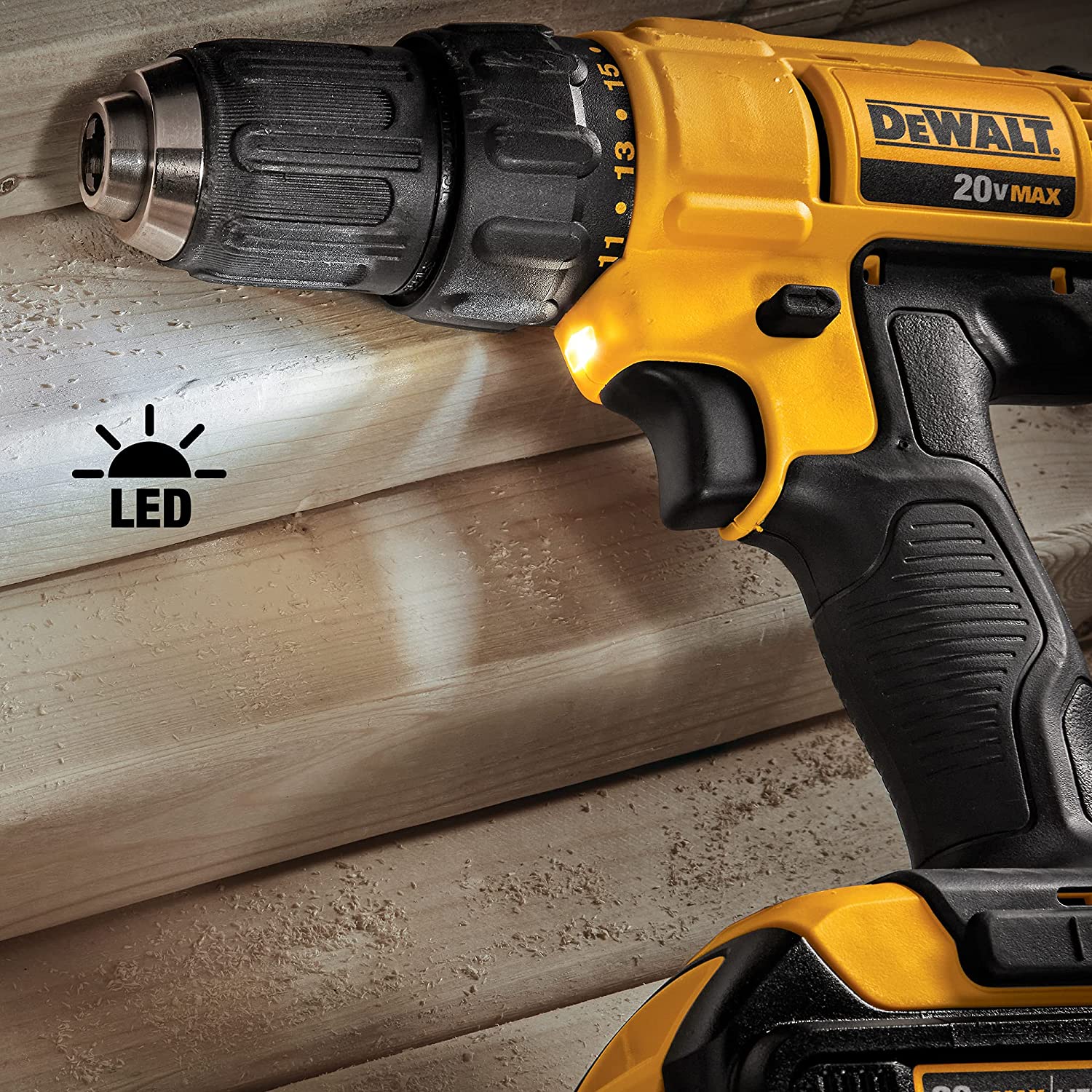 DEWALT 20V Max Cordless Drill Combo Kit, 2-Tool (DCK240C2)