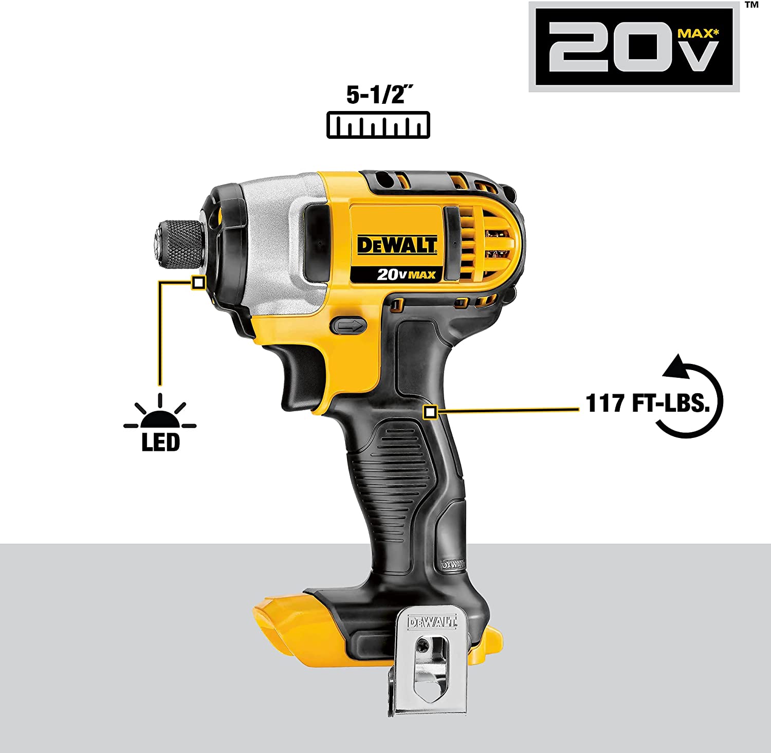 DEWALT 20V Max Cordless Drill Combo Kit, 2-Tool (DCK240C2)