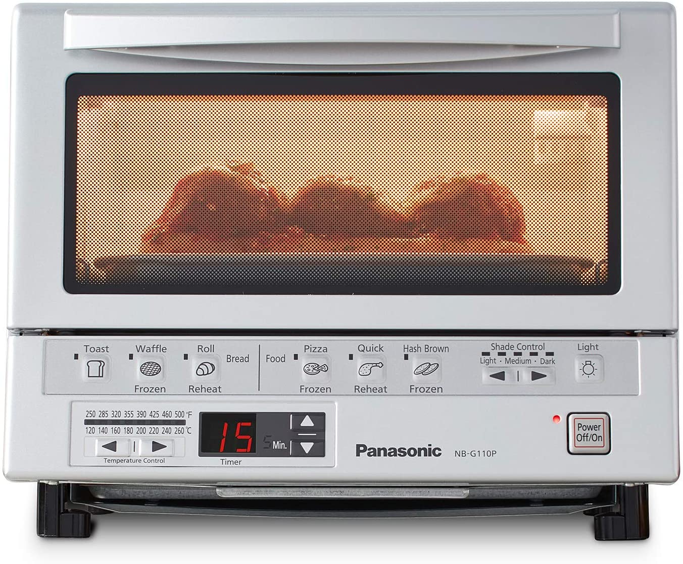 Panasonic NB-G110P-K FlashXpress Toaster Oven - Silver