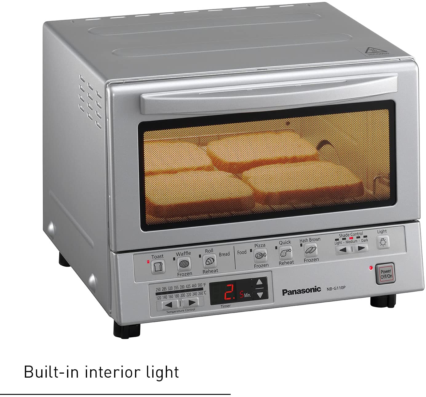 Panasonic NB-G110P-K FlashXpress Toaster Oven - Silver