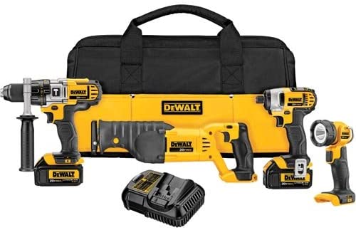 DEWALT 20V MAX Cordless Drill Combo Kit, Premium, 4-Tool (DCK492L2)