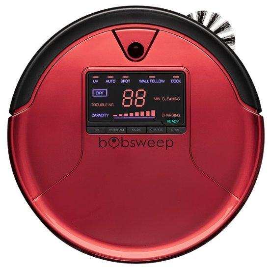 bObsweep Bob PetHair Robot Vacuum and Mop Rouge