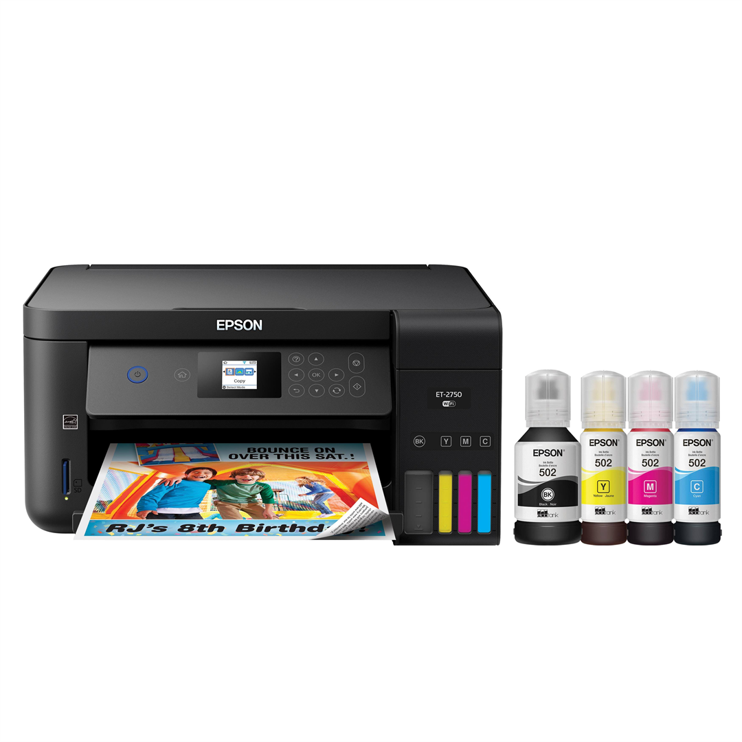 Epson Expression ET-2750 EcoTank Wireless Color All-in-One Printer