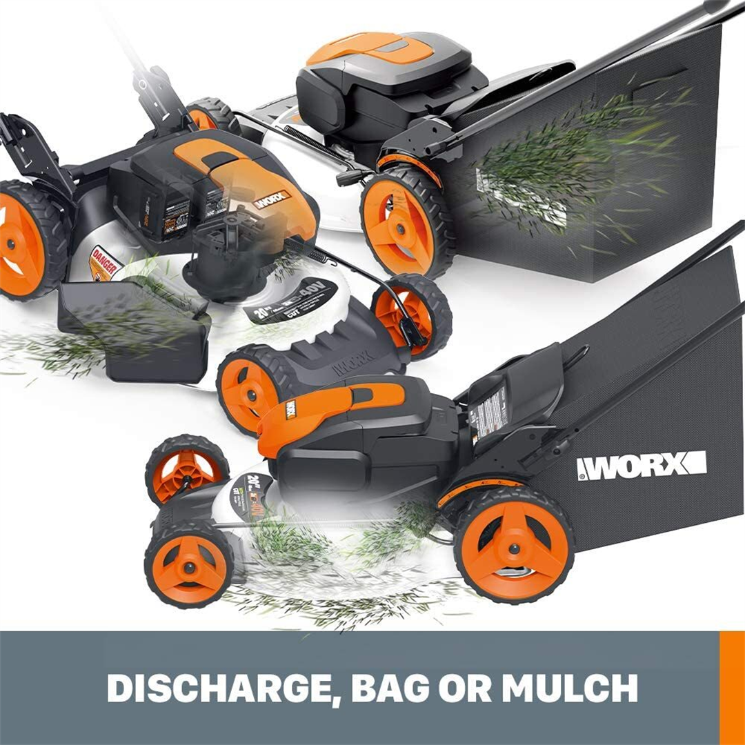 Worx Wg744 Lawn Mower Li-ion 40V 17in