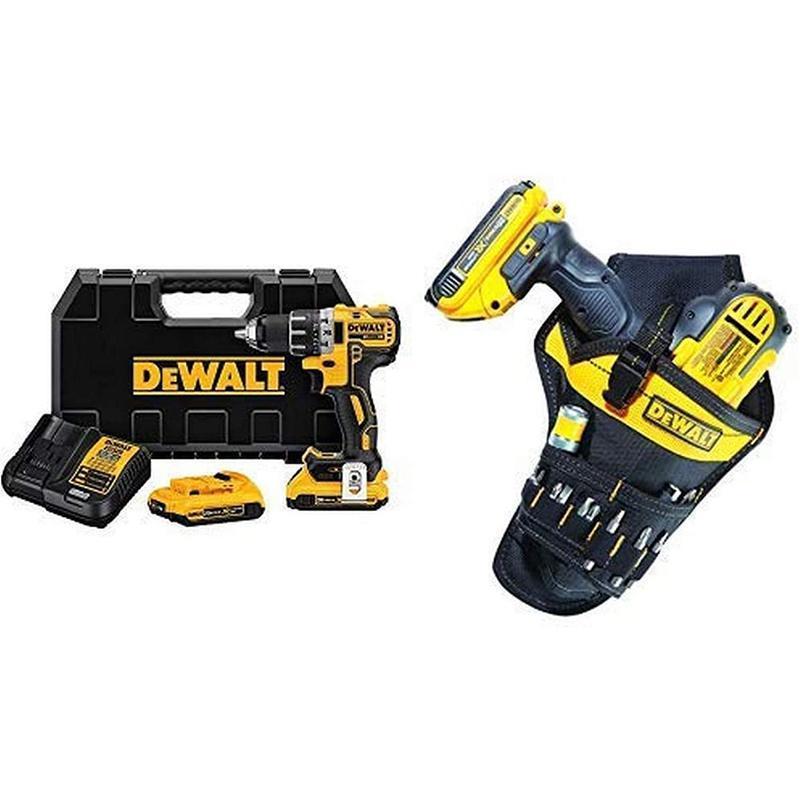 DEWALT 20V MAX Cordless Drill Driver Kit Brushless 1-2-Inch (DCD791D2)