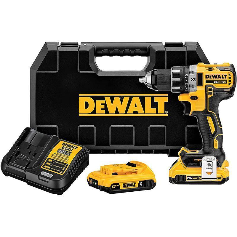 DEWALT 20V MAX Cordless Drill Driver Kit Brushless 1-2-Inch (DCD791D2)