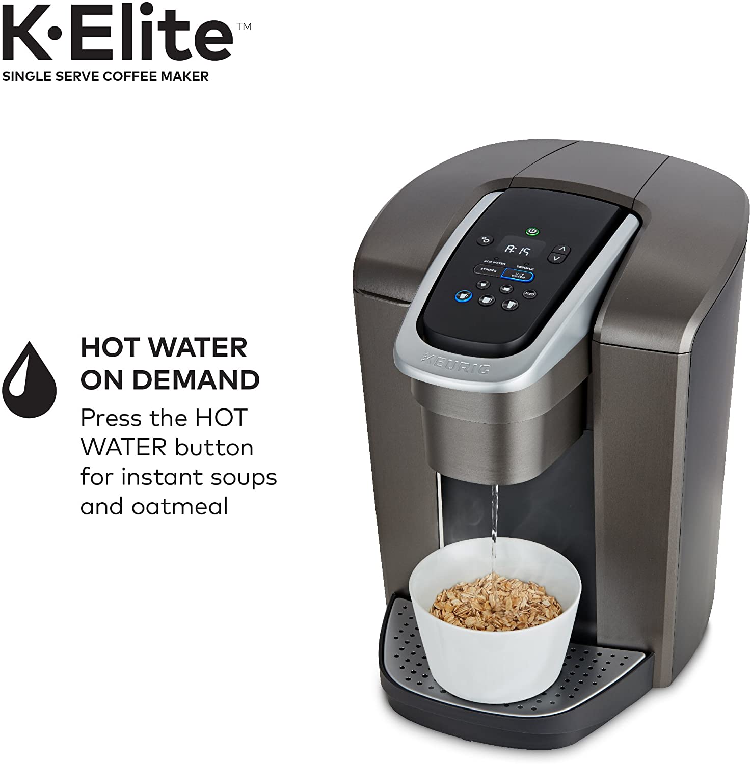 Keurig K-Elite Coffee Maker - Brushed Slate