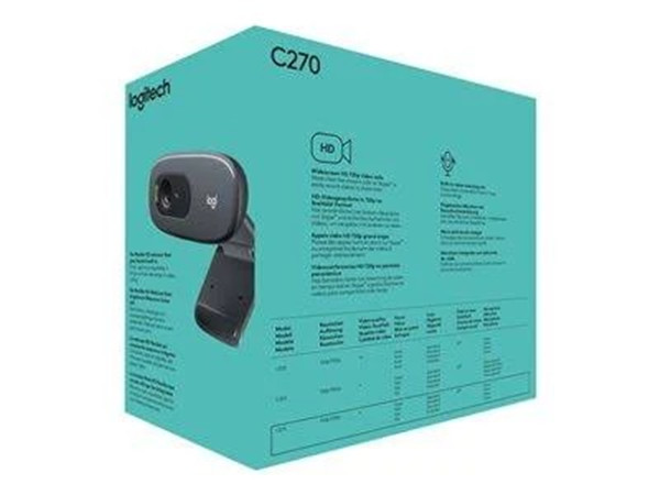 Logitech HD C270 Webcam - USB 2.0