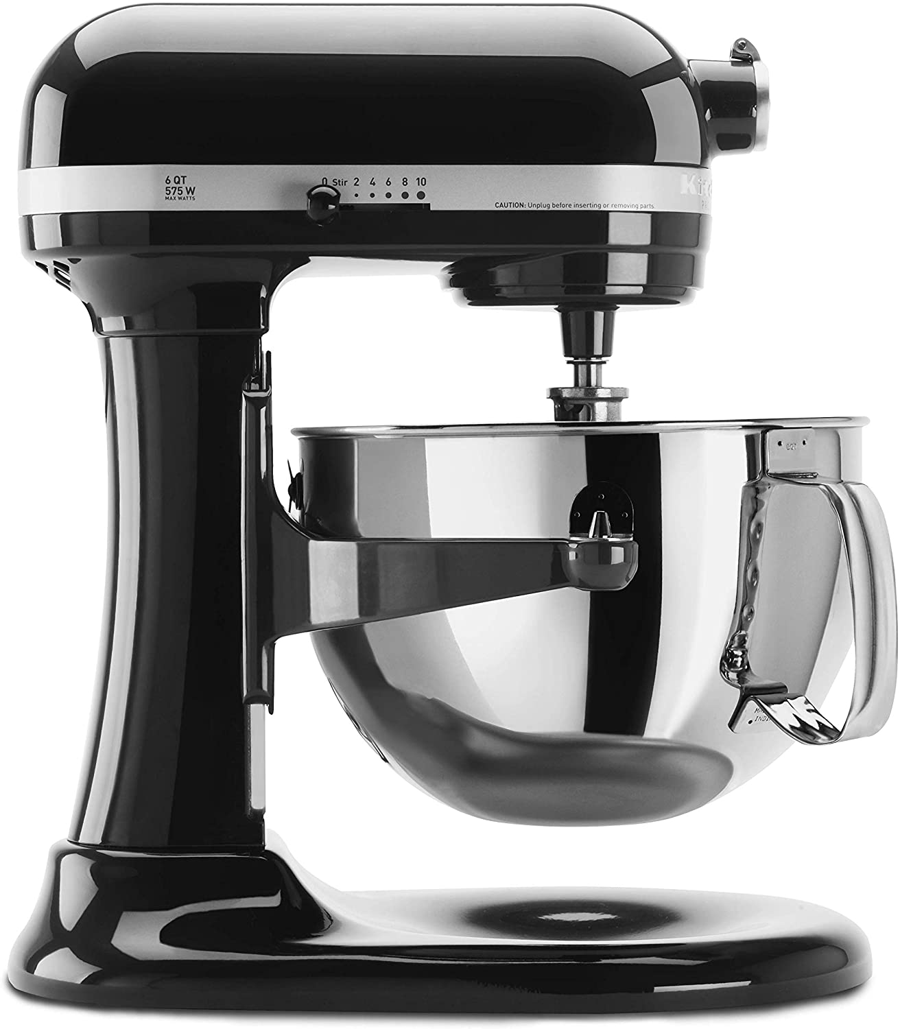 KitchenAid KP26M1XOB 6 Qt. Professional 600 Series Bowl-Lift Stand Mixer - Onyx Black