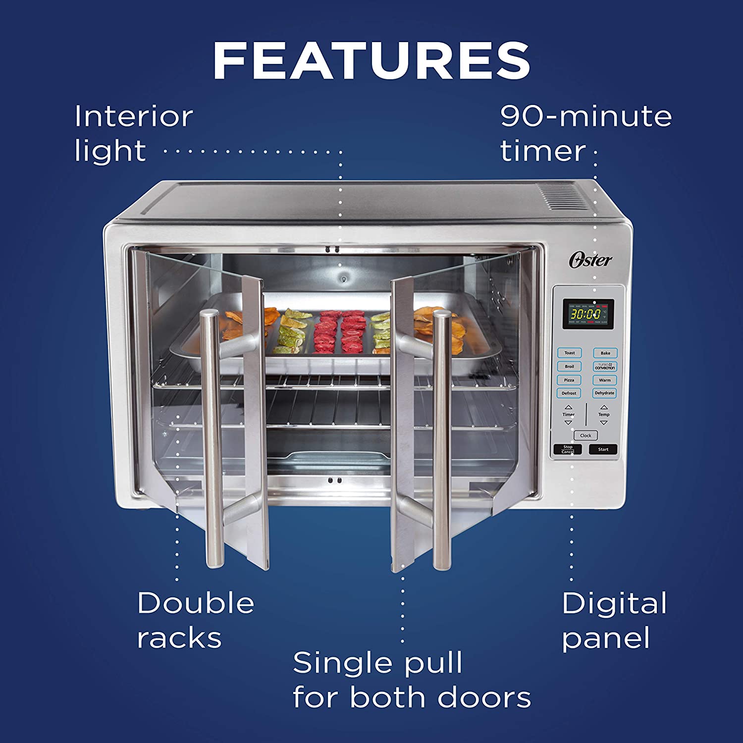 Oster French Convection Countertop and Toaster Oven