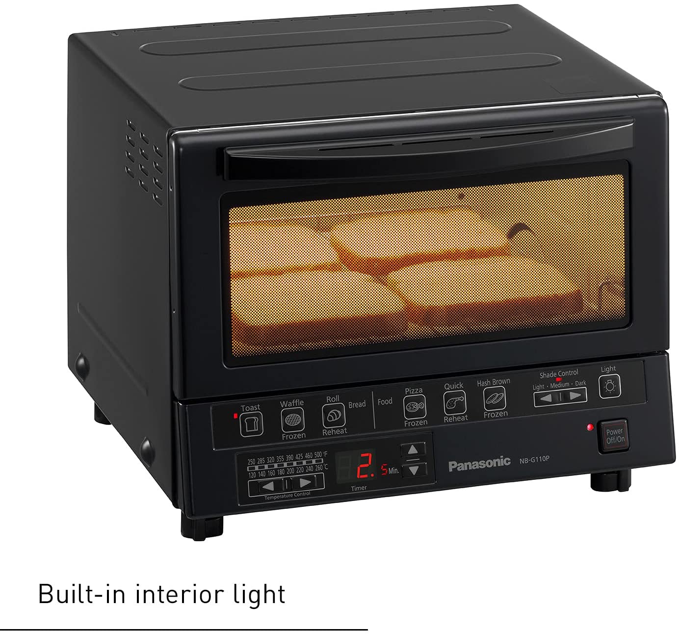 Panasonic NB-G110P-K FlashXpress Toaster Oven - Black