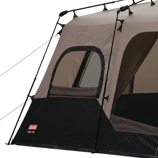 Coleman 8-Person Instant Set Up Camping Tent, Brown