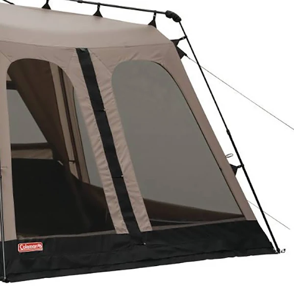 Coleman 8-Person Instant Set Up Camping Tent, Brown