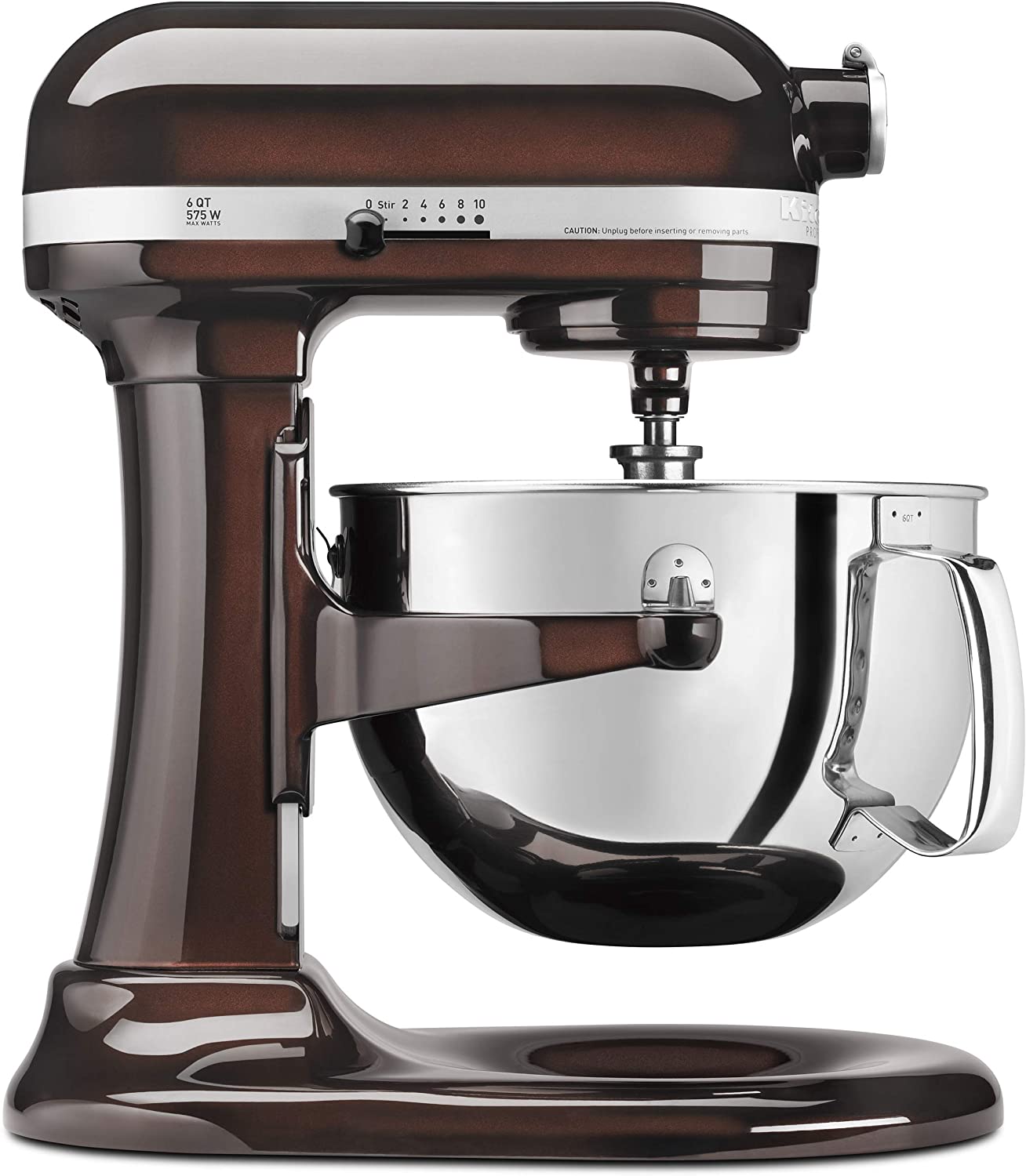 KitchenAid KP26M1XES 6 Qt. Professional 600 Series Bowl-Lift Stand Mixer - Espresso