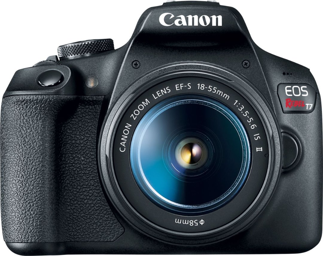 Canon Eos Rebel T7 Digital SLR Camera 18-55mm f/3.5-5.6 Is II Kit