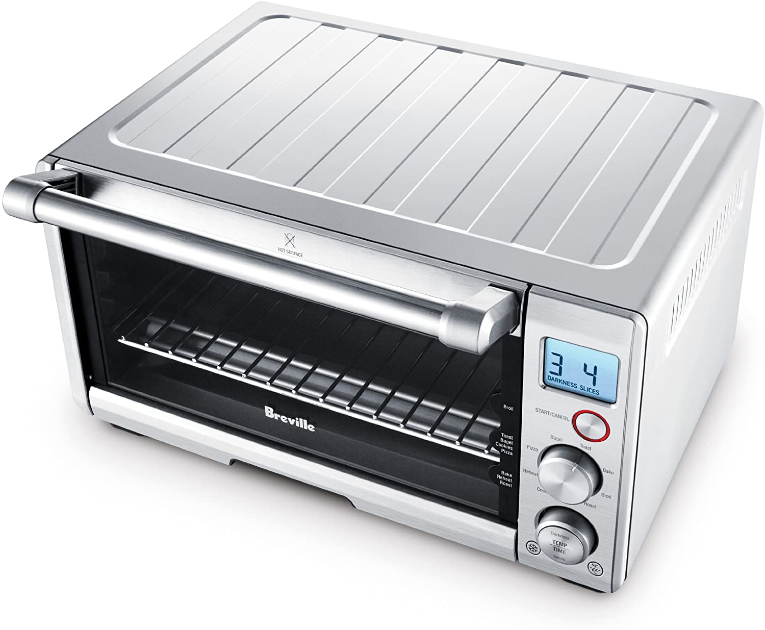 Breville BOV650XL the Compact Smart Oven, Countertop Electric Toaster Oven, Brushed Stainless Steel