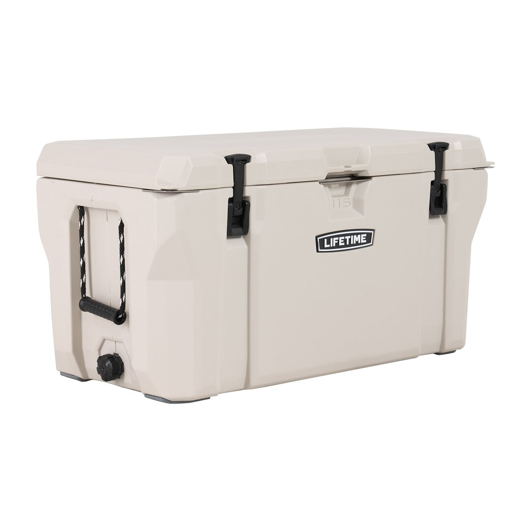 Lifetime 115 Qt. Hard Sided Chest Cooler, Beige, Adult Unisex