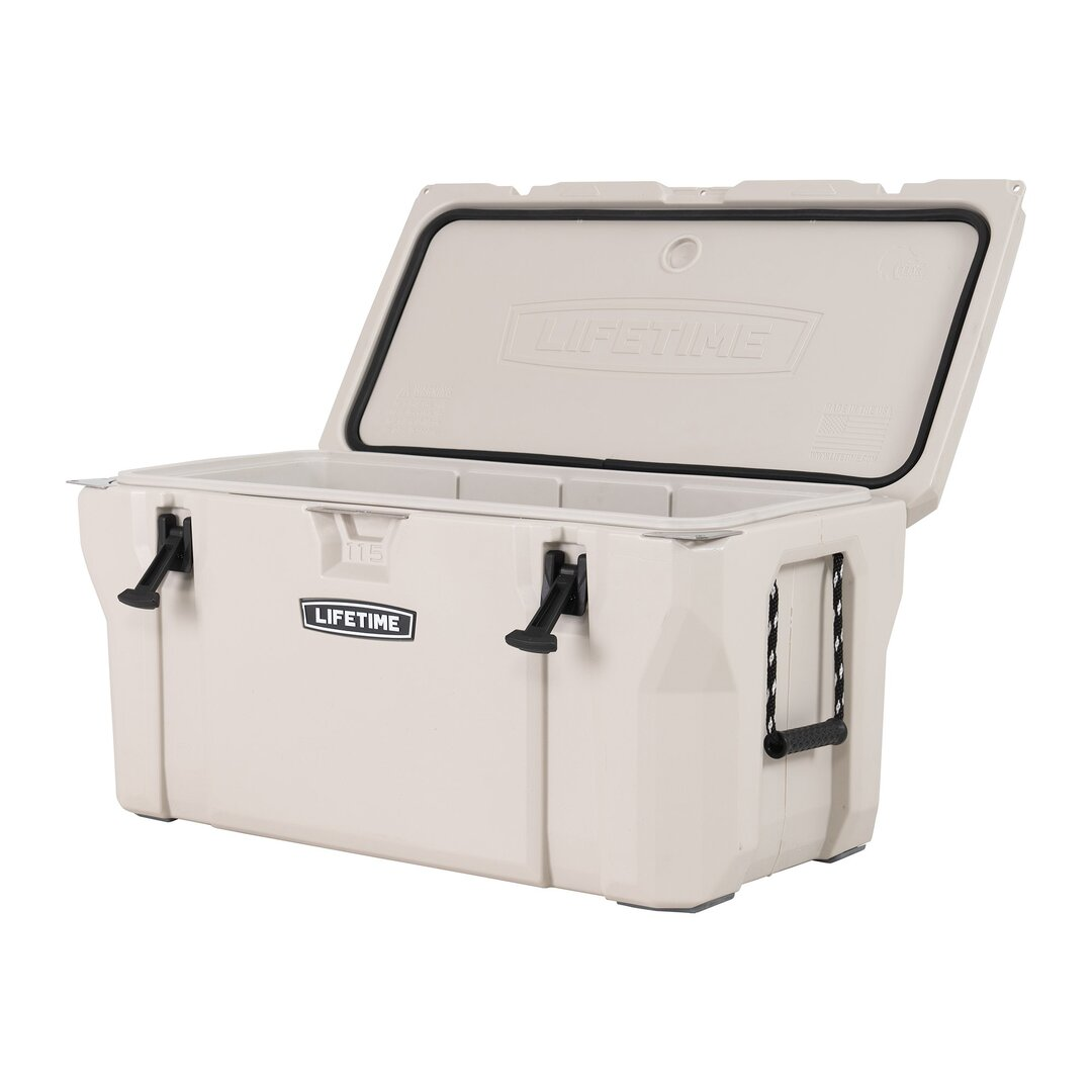 Lifetime 115 Qt. Hard Sided Chest Cooler, Beige, Adult Unisex