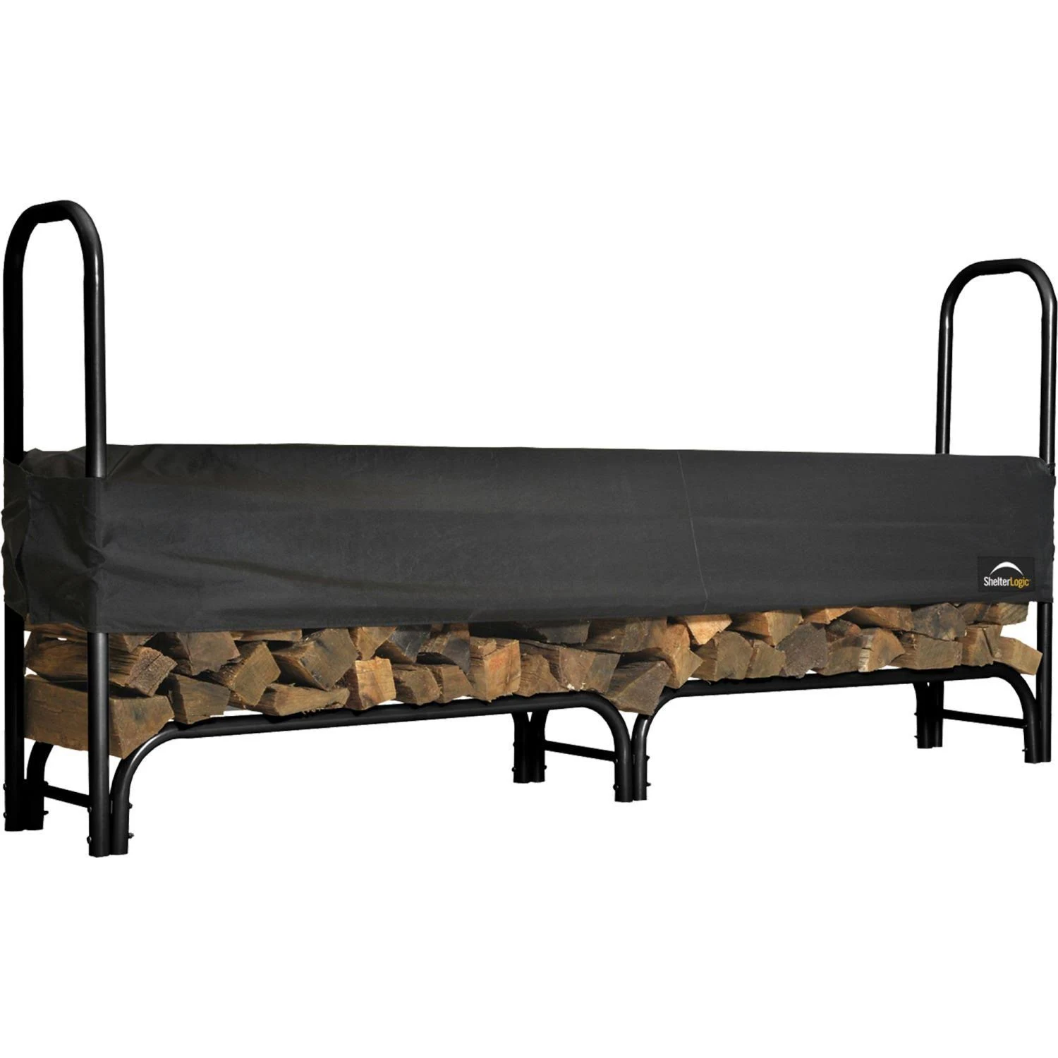 ShelterLogic 4 ft. Heavy Duty Firewood Rack with Cover