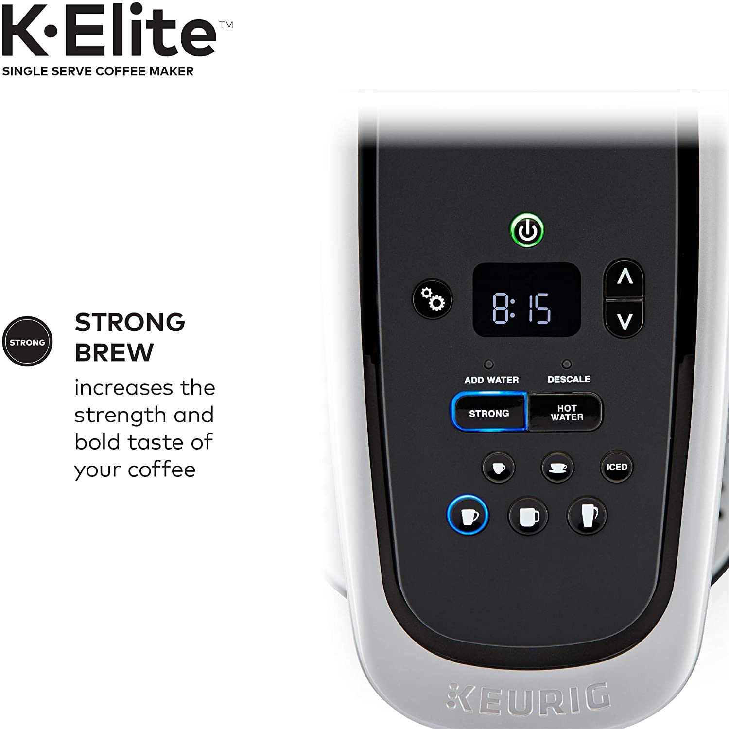 Keurig K-Elite Coffee Maker - Brushed Silver