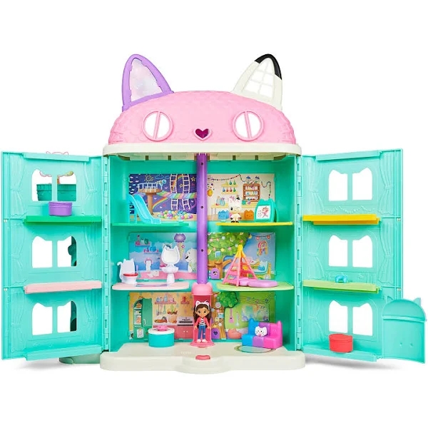 Gabby's Dollhouse 15-Piece Purrfect Dollhouse with Sounds