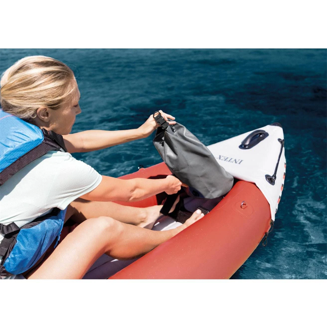 Intex 68309 Excursion Pro Inflatable 2 Person Vinyl Kayak - Red